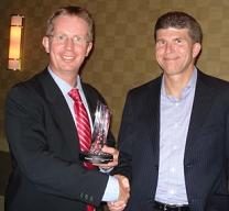 Patrick Harding, CTO of Ping, with Morgan Stanley's Jonathan Saxe